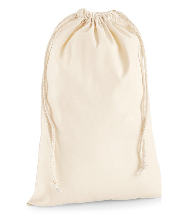 Westford Mill Premium Cotton Stuff Bag - Natural
