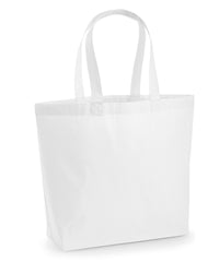 Westford Mill Premium Cotton Maxi Tote - White