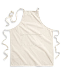 Westford Mill Fairtrade Cotton Adult Craft Apron - Natural