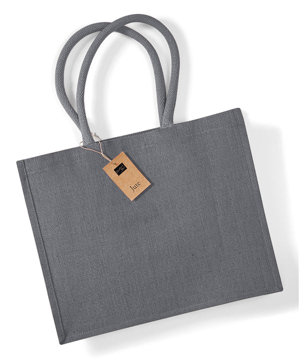 Westford Mill Jute Classic Shopper - Graphite Grey/Graphite Grey