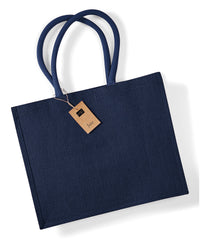 Westford Mill Jute Classic Shopper - Navy/Navy