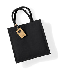 Westford Mill Jute Midi Tote - Black/Black
