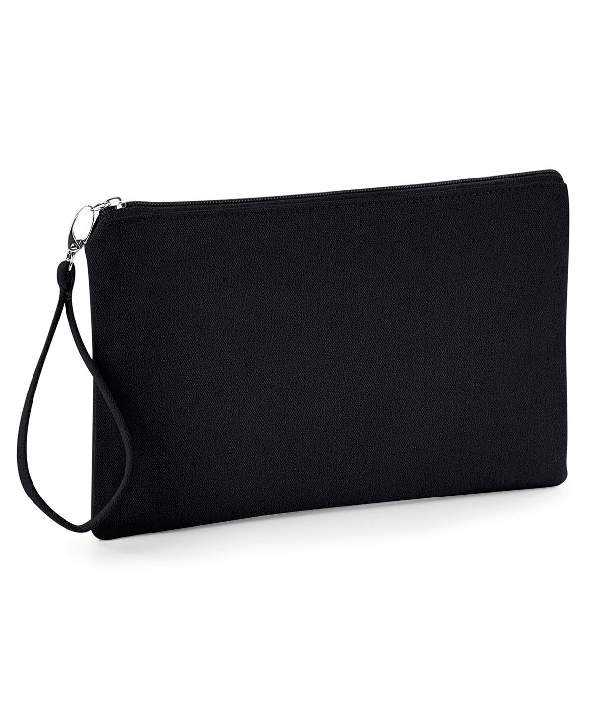 Westford Mill Canvas Wristlet Pouch - Black/Black