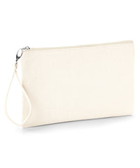 Westford Mill Canvas Wristlet Pouch - Natural/Natural