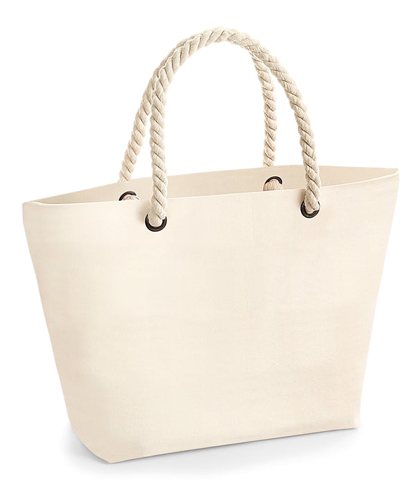 Westford Mill Nautical Beach Bag - Natural