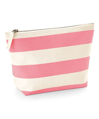 Westford Mill Nautical Accessory Bag - Natural/Pink