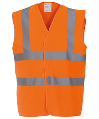 Yoko Hi-vis 2-band-and-braces Waistcoat - Orange*