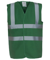 Yoko Hi-vis 2-band-and-braces Waistcoat - Paramedic Green