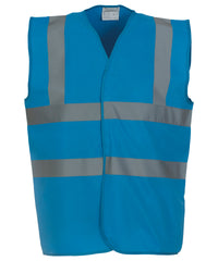 Yoko Hi-vis 2-band-and-braces Waistcoat - Sapphire