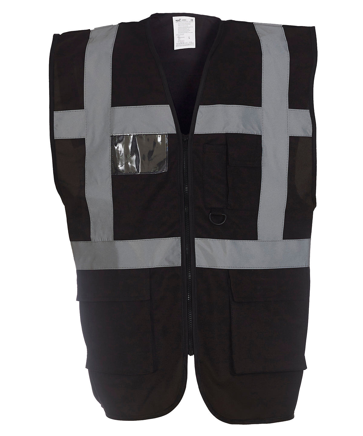 Yoko Multifunctional Executive Hi-vis Waistcoat - Black*