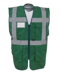 Yoko Multifunctional Executive Hi-vis Waistcoat - Paramedic Green