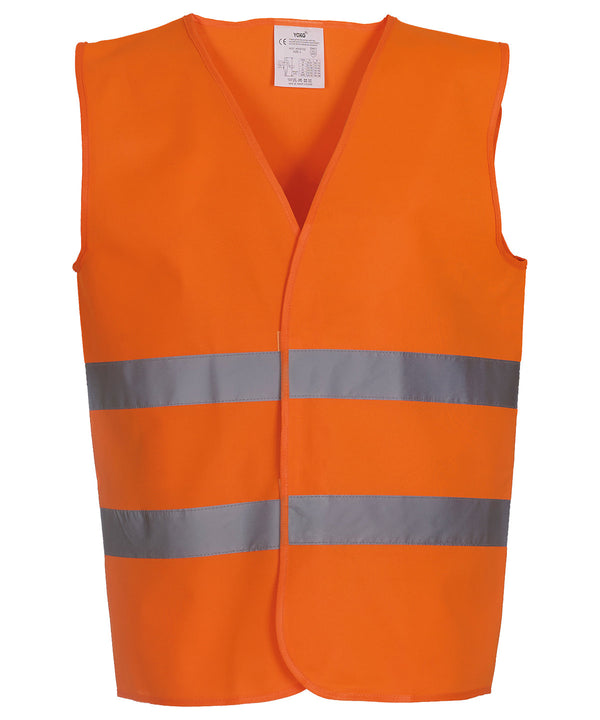 Yoko Hi-vis 2-band Waistcoat - Orange
