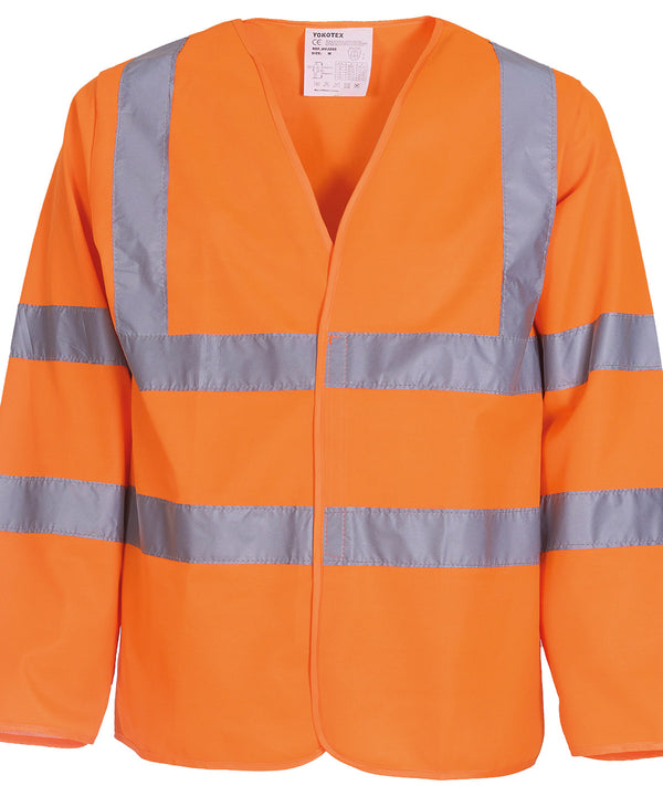 Yoko Hi-vis Long Sleeve Waistcoat - Orange