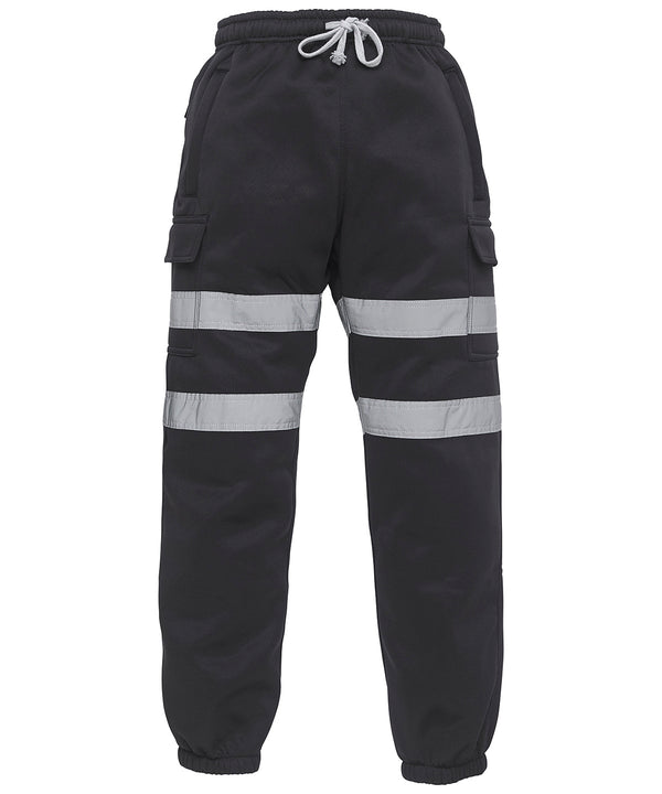 Yoko Hi-vis Jogging Pants - Black
