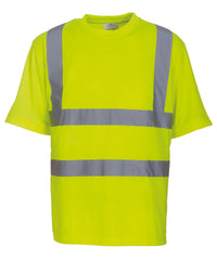 Yoko Hi-vis Short Sleeve T-shirt - Yellow