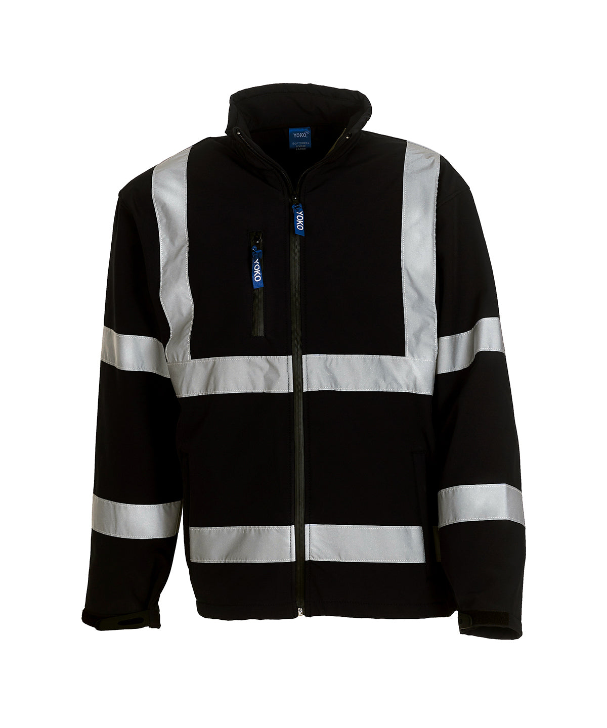 Yoko Hi-vis Softshell Jacket - Black