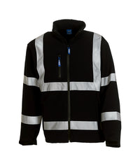 Yoko Hi-vis Softshell Jacket - Black