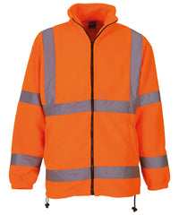 Yoko Hi-vis Heavyweight Fleece Jacket - Orange