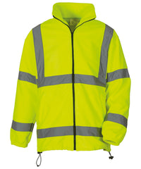 Yoko Hi-vis Heavyweight Fleece Jacket - Yellow
