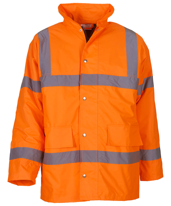 Yoko Hi-vis Classic Motorway Jacket - Orange