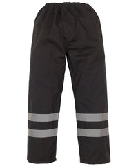 Yoko Hi-vis Waterproof Overtrousers - Black