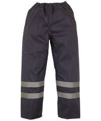 Yoko Hi-vis Waterproof Overtrousers - Navy