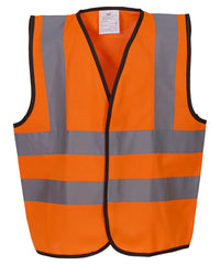 Yoko Kids Hi-vis 2 B&b Waistcoat - Orange