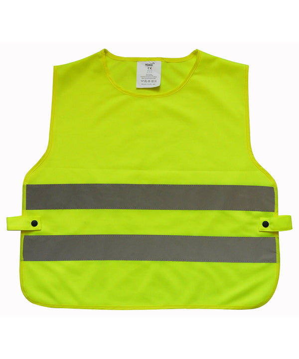 Yoko Kids Hi-vis 2-band Tabard - Yellow