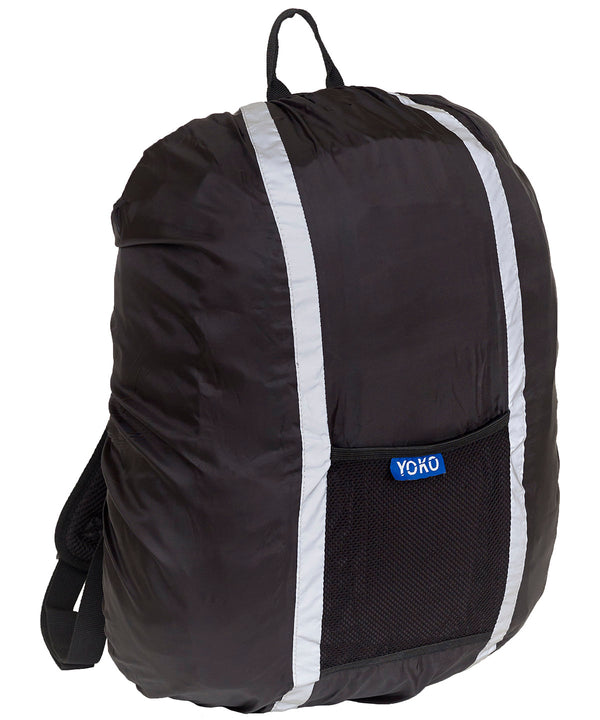 Yoko Hi-vis Rucksack Cover - Black