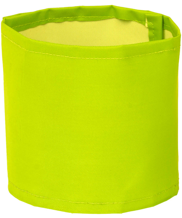Yoko Print-me Armbands (HVW066) (Pack of 20) - Fluorescent Yellow
