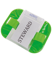 Yoko Id Armbands - Fluorescent Green