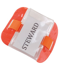 Yoko Id Armbands - Fluorescent Orange