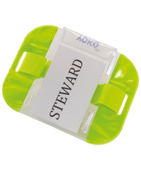 Yoko Id Armbands - Fluorescent Yellow