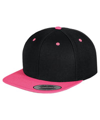 Flexfit The Classic Snapback 2-tone - Black/Neon Pink