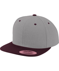 Flexfit The Classic Snapback 2-tone - Heather/Maroon