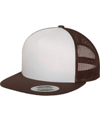 Flexfit Classic Trucker - Brown/White/Brown