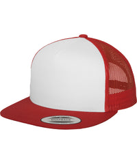 Flexfit Classic Trucker - Red/White/Red