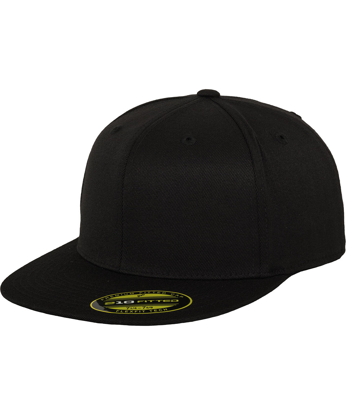 Flexfit Premium 210 Fitted Cap - Black