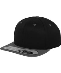 Flexfit 110 Fitted Snapback - Black/Grey
