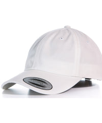 Flexfit Dad Hat Baseball Strap Back - White