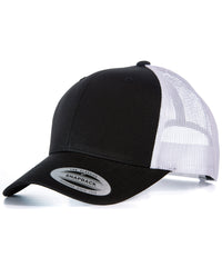 Flexfit Retro Trucker Cap - Black/White