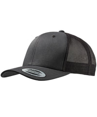 Flexfit Retro Trucker Cap - Dark Grey/Dark Grey