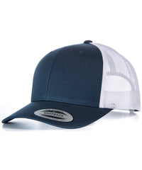 Flexfit Retro Trucker Cap - Navy/White