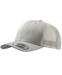 Flexfit Retro Trucker Cap - Silver/Silver