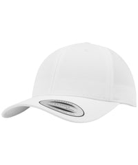 Flexfit Curved Classic Snapback - White