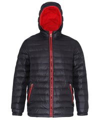 2786 Padded Jacket - Black/Red