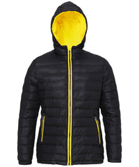 2786 Women's Padded Jacket - Black /Bright Yellow