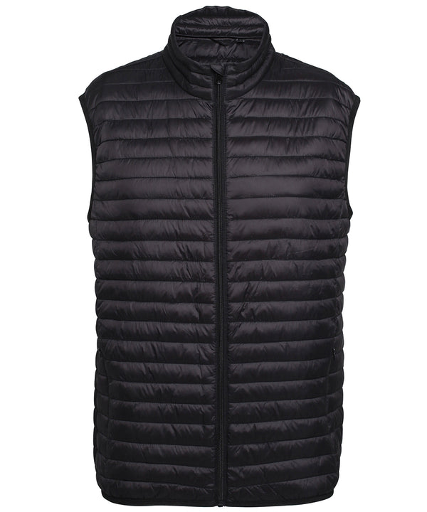 2786 Tribe Fineline Padded Gilet - Black
