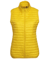 2786 Women's Tribe Fineline Padded Gilet - Bright Yellow