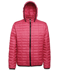 2786 Honeycomb Hooded Jacket - Red
